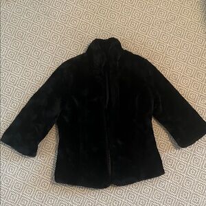 Chic faux fur jacket